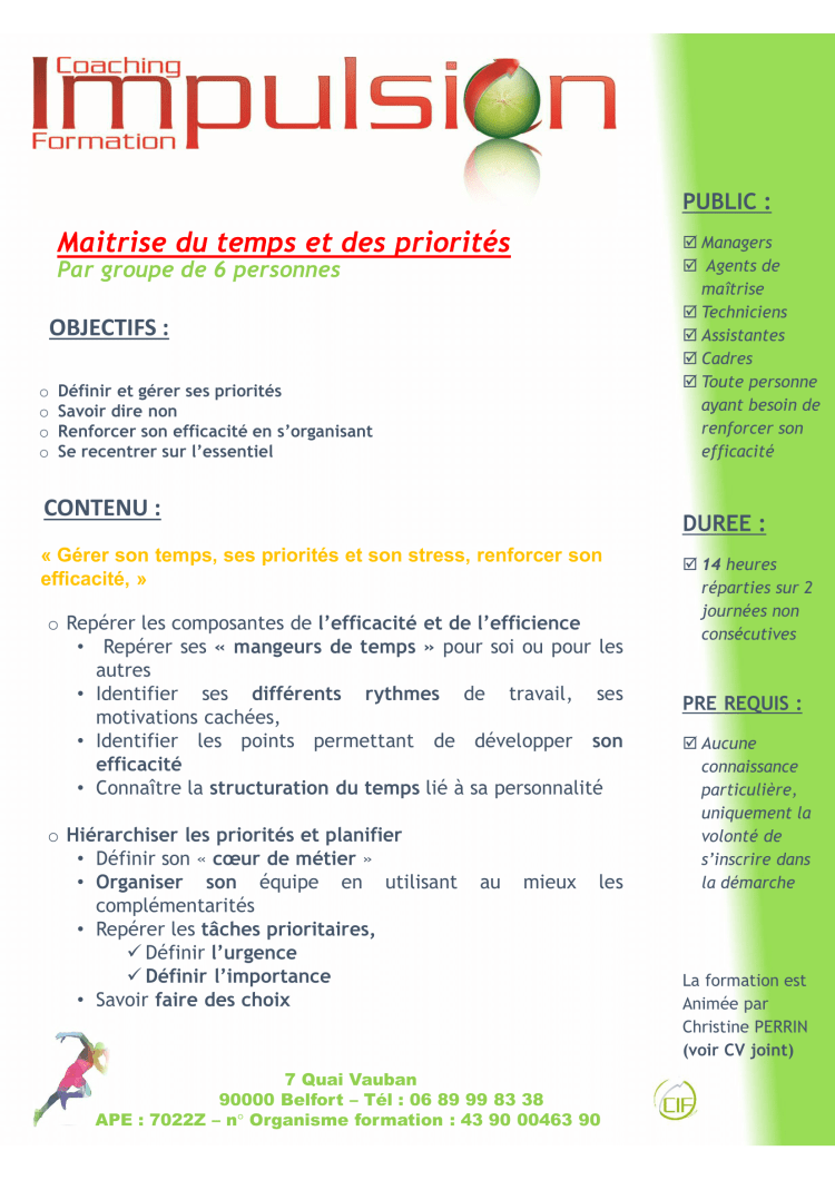 GESTION DU TEMPS ET DES PRIORITES-1